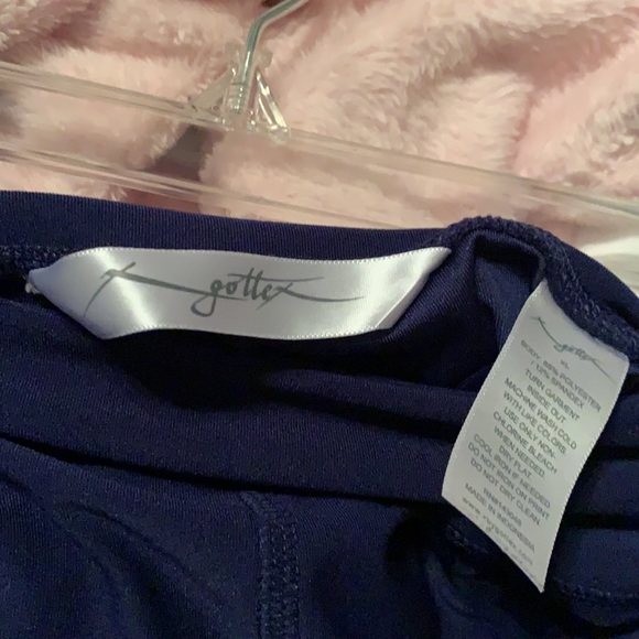 X GOTTEX SPANDEX FITNESS PANTS CROPPED - Picture 5 of 6